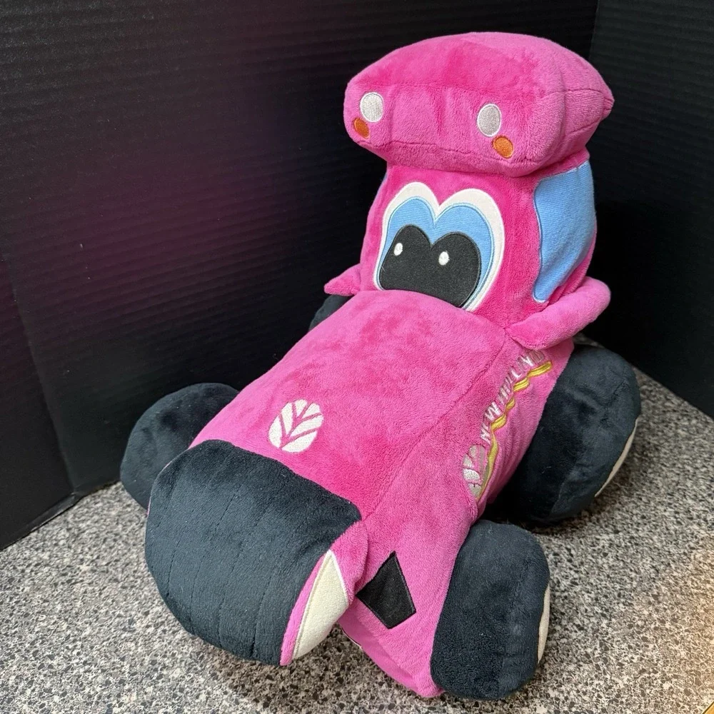 Pillow Pets New Holland Tractor Plush Pink Farm Toy Stuffed Pillow 2014‎ Kids